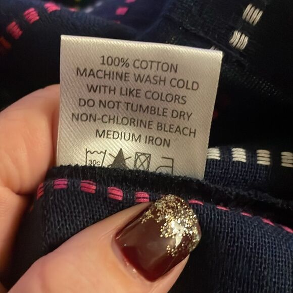 Mudpie Navy Desi Off The Shoulder Dress - Picture 6 of 6